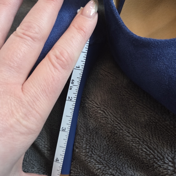 Sergio Bari Royal Blue Suede Heels - Picture 10 of 10